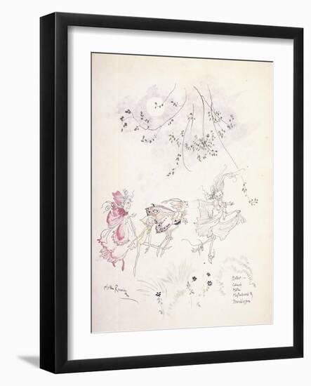 Enter: Cobweb-Arthur Rackham-Framed Giclee Print