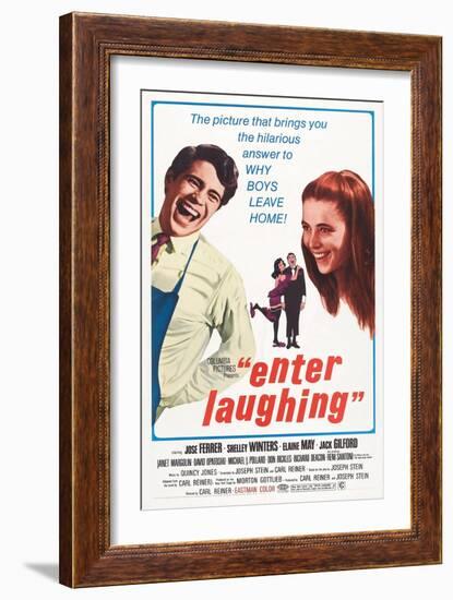 Enter Laughing, Reni Santoni, Janet Margolin, 1967-null-Framed Art Print