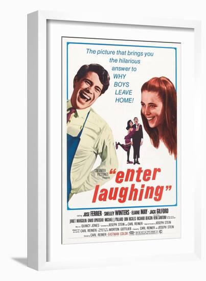 Enter Laughing, Reni Santoni, Janet Margolin, 1967-null-Framed Art Print