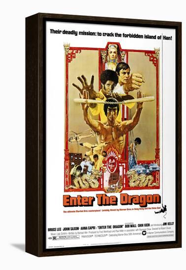 Enter the Dragon, 1973-null-Framed Premier Image Canvas