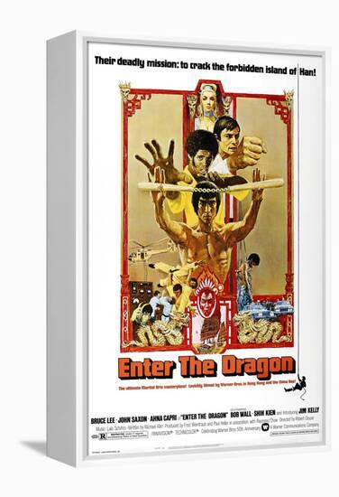 Enter the Dragon, 1973-null-Framed Premier Image Canvas