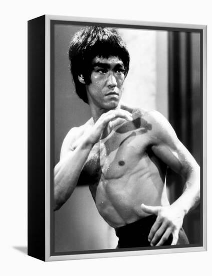 Enter the Dragon, Bruce Lee, 1973-null-Framed Stretched Canvas