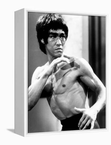 Enter the Dragon, Bruce Lee, 1973-null-Framed Stretched Canvas