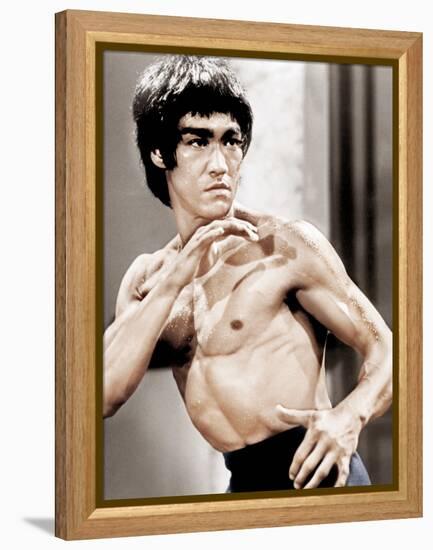 Enter The Dragon, Bruce Lee, 1973-null-Framed Stretched Canvas