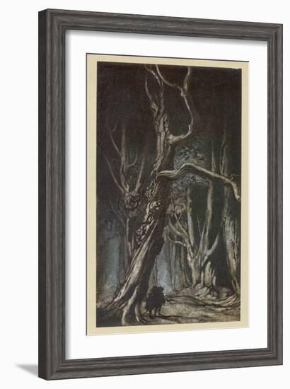 Enter the Two Brothers-Arthur Rackham-Framed Art Print