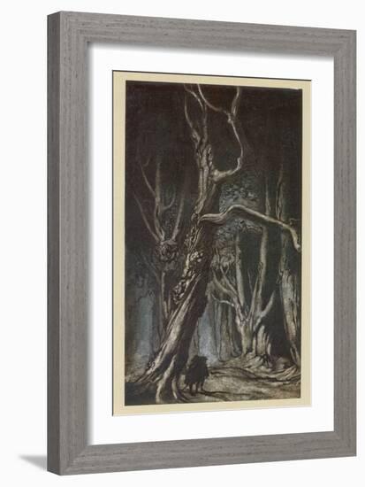 Enter the Two Brothers-Arthur Rackham-Framed Art Print