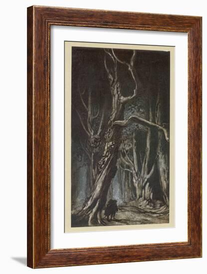 Enter the Two Brothers-Arthur Rackham-Framed Art Print