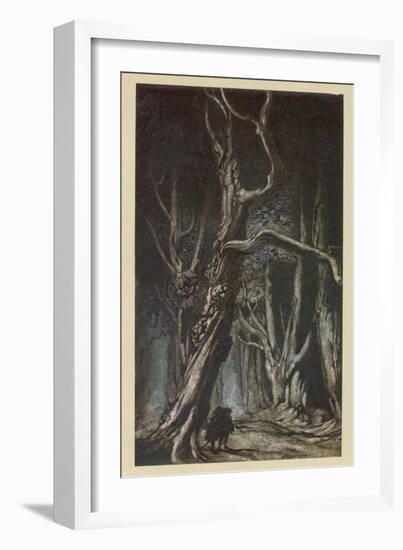 Enter the Two Brothers-Arthur Rackham-Framed Art Print