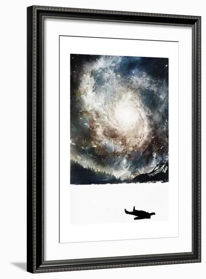 Enter the Void-Alex Cherry-Framed Art Print