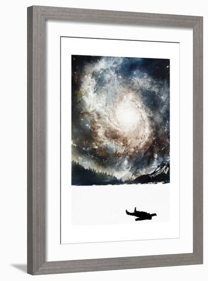 Enter the Void-Alex Cherry-Framed Art Print