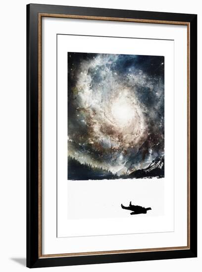 Enter the Void-Alex Cherry-Framed Art Print