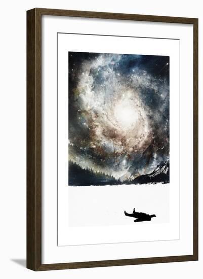 Enter the Void-Alex Cherry-Framed Art Print