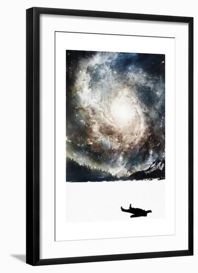 Enter the Void-Alex Cherry-Framed Art Print