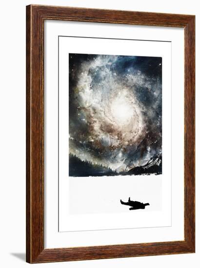 Enter the Void-Alex Cherry-Framed Art Print