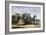 Entering a Coach in a Lakeside Park-Alfred Frank De Prades-Framed Giclee Print