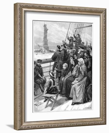 Entering the New World, 1892-Charles Joseph Staniland-Framed Giclee Print