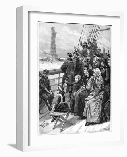 Entering the New World, 1892-Charles Joseph Staniland-Framed Giclee Print