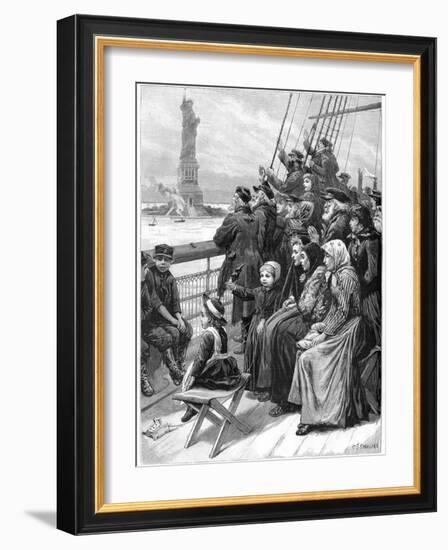 Entering the New World, 1892-Charles Joseph Staniland-Framed Giclee Print