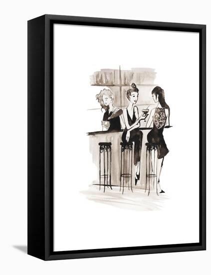 Entertain Illo 2-Alicia Zyburt-Framed Stretched Canvas