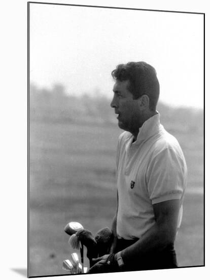 Entertainer Dean Martin Playing Golf-Allan Grant-Mounted Premium Photographic Print