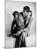 Entertainer Jerry Lewis with a Chimpanzee-Peter Stackpole-Mounted Premium Photographic Print