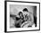 Entertainer Jerry Lewis with a Chimpanzee-Peter Stackpole-Framed Premium Photographic Print