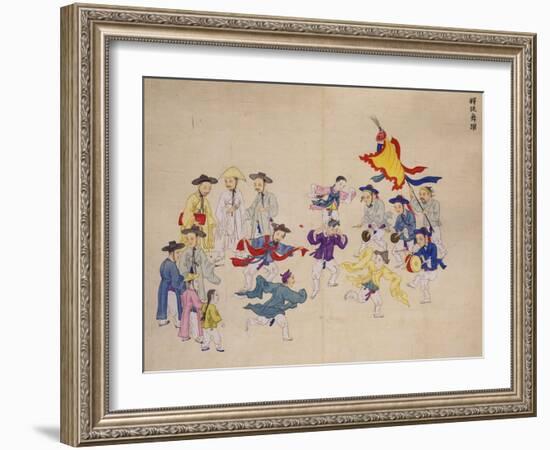 Entertainers Dancing-Kim Junkeun-Framed Giclee Print