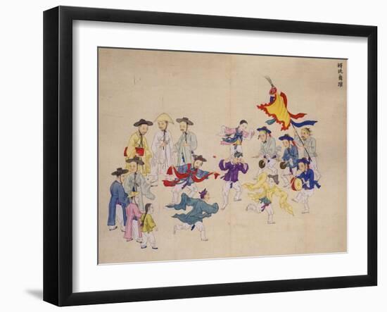 Entertainers Dancing-Kim Junkeun-Framed Giclee Print