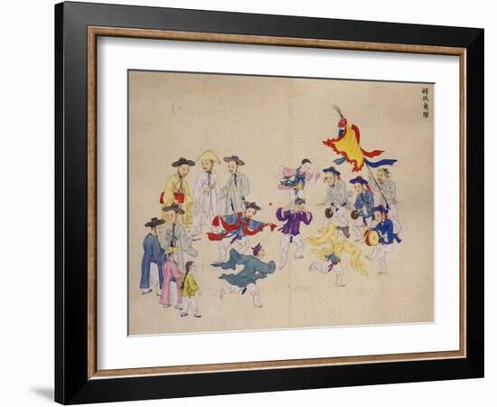Entertainers Dancing-Kim Junkeun-Framed Giclee Print