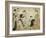 Entertainers of Nakazu, C.1784-Torii Kiyonaga-Framed Giclee Print