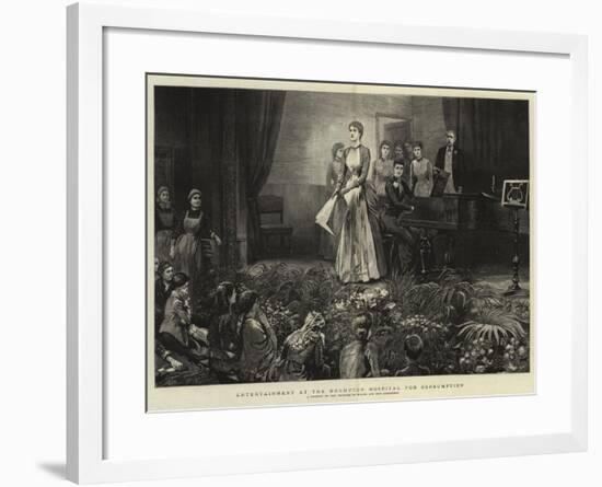 Entertainment at the Brompton Hospital for Consumption-Arthur Hopkins-Framed Giclee Print