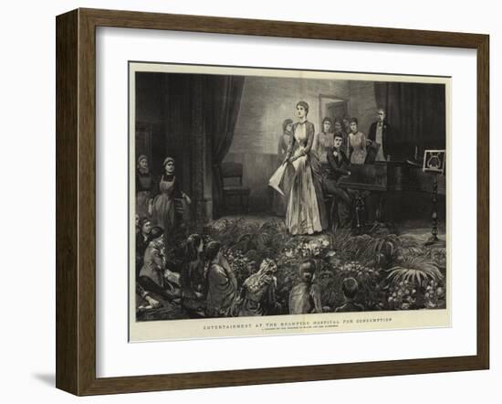 Entertainment at the Brompton Hospital for Consumption-Arthur Hopkins-Framed Giclee Print