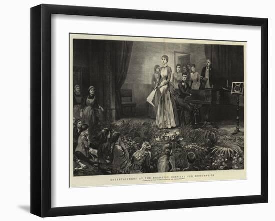 Entertainment at the Brompton Hospital for Consumption-Arthur Hopkins-Framed Giclee Print