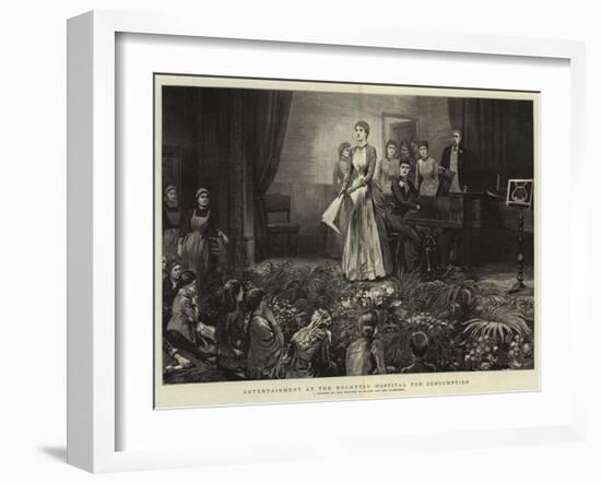 Entertainment at the Brompton Hospital for Consumption-Arthur Hopkins-Framed Giclee Print