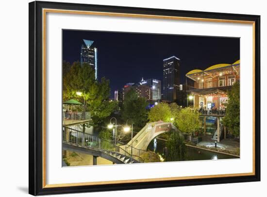 Entertainment District, Bricktown, Oklahoma City, Oklahoma, USA-Walter Bibikow-Framed Photographic Print