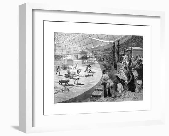 Entertainment in a Roman Arena, 1882-1884-Spex-Framed Giclee Print