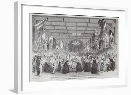 Entertainment to the Patients, at the Middlesex County Lunatic Asylum, Colney Hatch-null-Framed Giclee Print