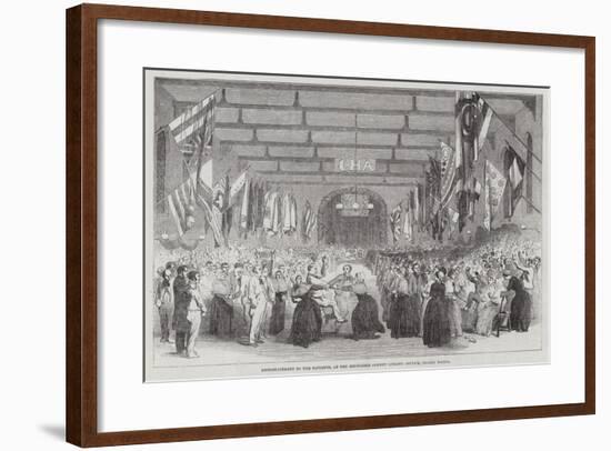 Entertainment to the Patients, at the Middlesex County Lunatic Asylum, Colney Hatch-null-Framed Giclee Print