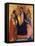 Enthroned Madonna and Child with Four Saints, C.1400-null-Framed Premier Image Canvas