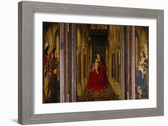 Enthronement of Saint Mary-Jan van Eyck-Framed Giclee Print