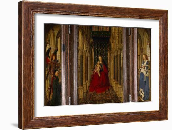 Enthronement of Saint Mary-Jan van Eyck-Framed Giclee Print