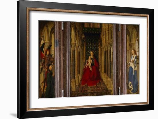 Enthronement of Saint Mary-Jan van Eyck-Framed Giclee Print