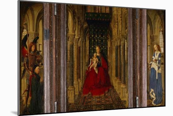 Enthronement of Saint Mary-Jan van Eyck-Mounted Giclee Print