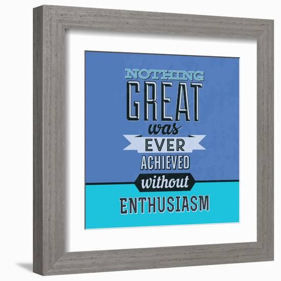 Enthusiasm 1-Lorand Okos-Framed Art Print