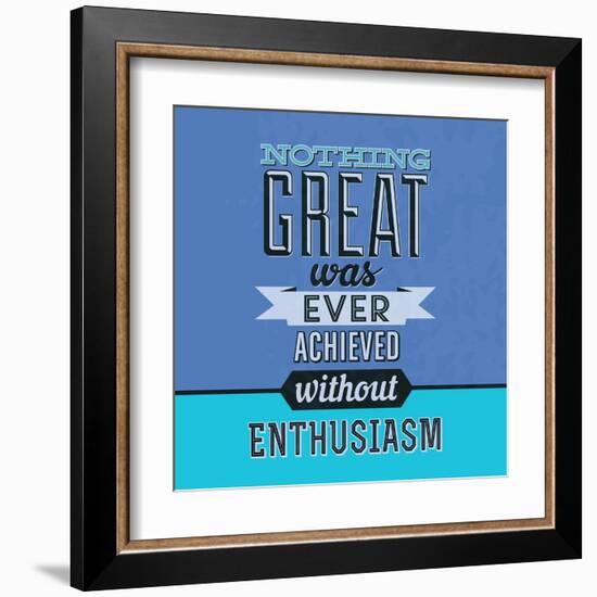 Enthusiasm 1-Lorand Okos-Framed Art Print