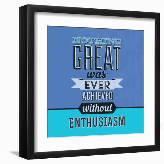 Enthusiasm 1-Lorand Okos-Framed Art Print