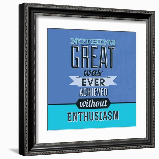 Enthusiasm 1-Lorand Okos-Framed Art Print