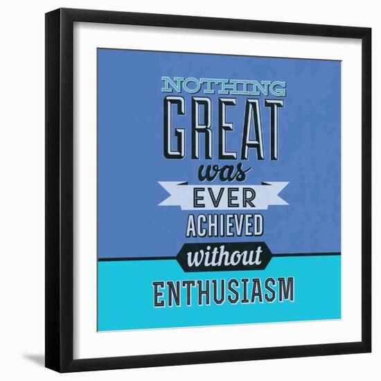 Enthusiasm 1-Lorand Okos-Framed Art Print