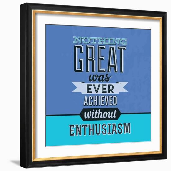 Enthusiasm 1-Lorand Okos-Framed Art Print