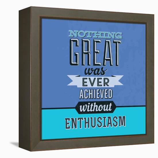 Enthusiasm 1-Lorand Okos-Framed Stretched Canvas